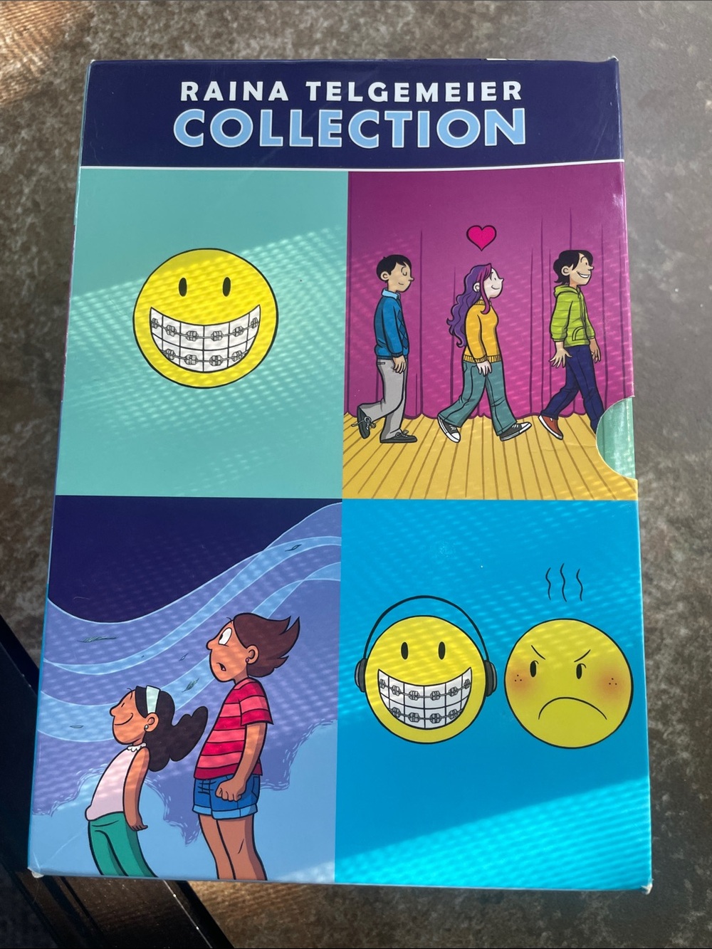 Raina Telgemeier Collection: Smile, DRAMA, GHOSTS, Sisters